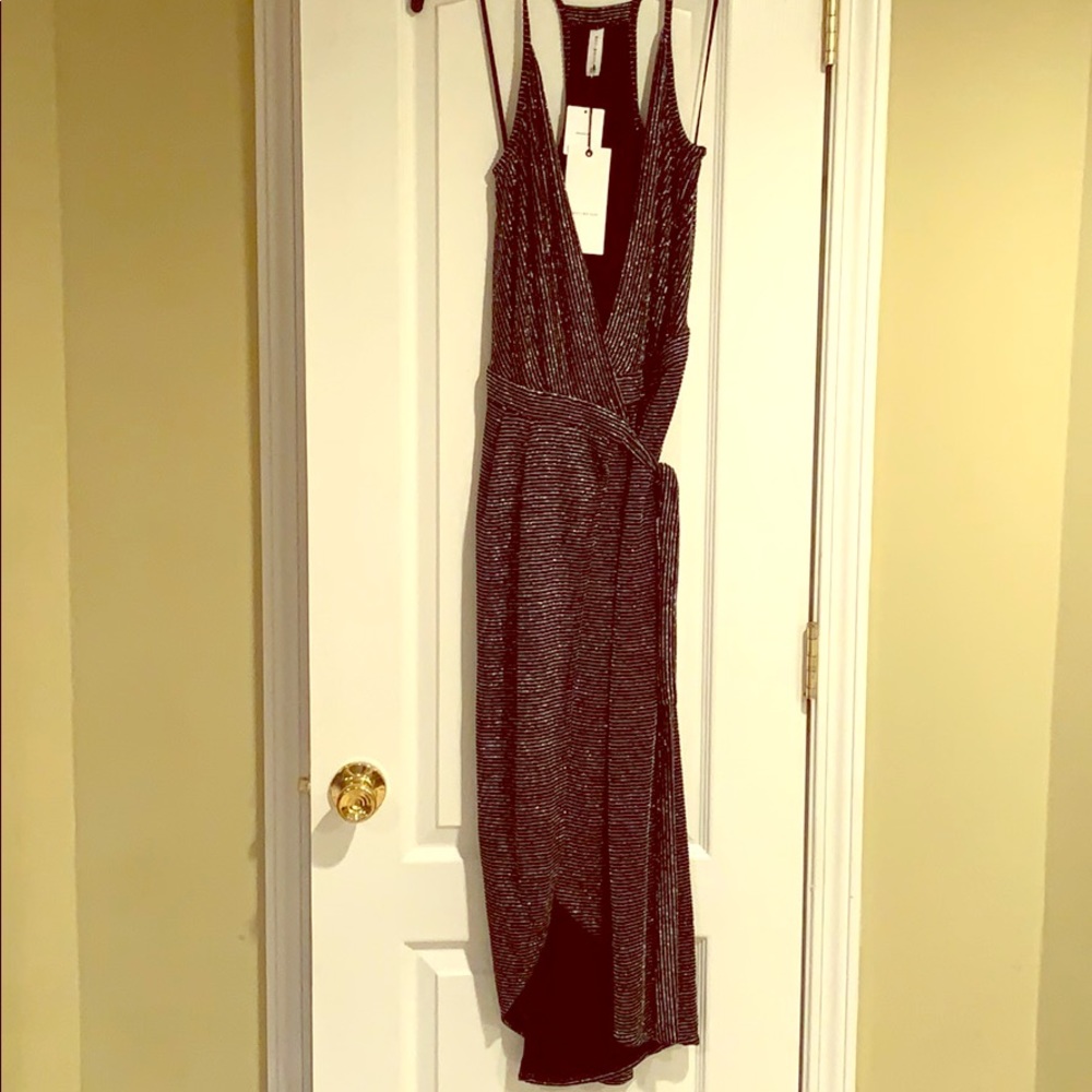 Strappy Wrap Front Dress